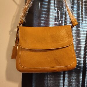 Talbots Honey Leather Shoulder Bag